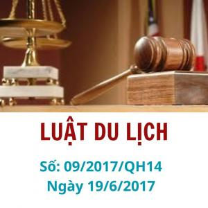 Luật Du Lịch Số 09/2017/QH14